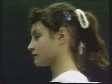 Elena Shoushounova (URS) - Worlds 1985 - Floor Exercise Final