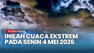 Peringatan Dini Cuaca Besok Senin 4 April 2026, BMKG: Waspada Hujan Lebat & Angin Kencang