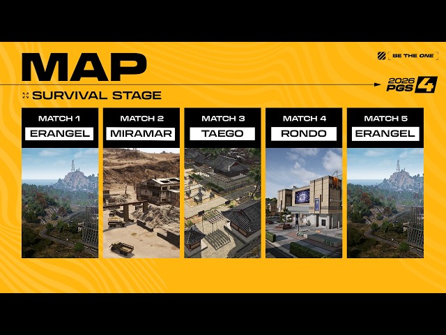 [MAP] PUBG Global Series 4 - Survival Stage