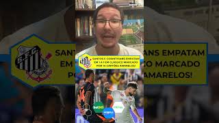 Santos e Corinthians empatam em 1 a 1 em clássico marcado por 14 cartões amarelos