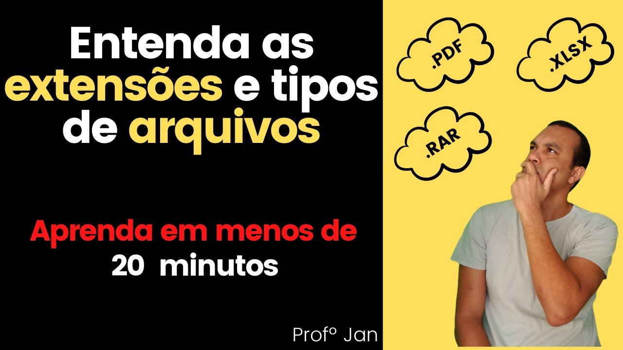 Entenda as Extensões e Tipos de Arquivos | Informática 2024