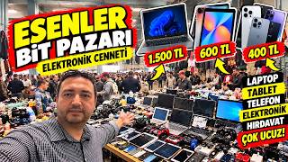 ESENLER BİT PAZARI ELEKTRONİK CENNETİ! 😱 1.500 TL Bilgisayar, 500 TL Tablet! #İk