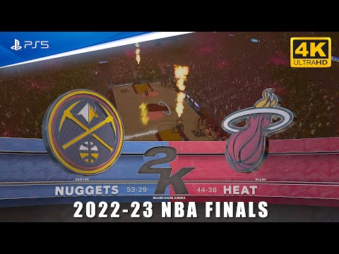 NBA 2K23 [PS5 4K] 2023 Finals - Nuggets vs Heat - Nikola Jokic vs Jimmy Butler - Next Gen Gameplay