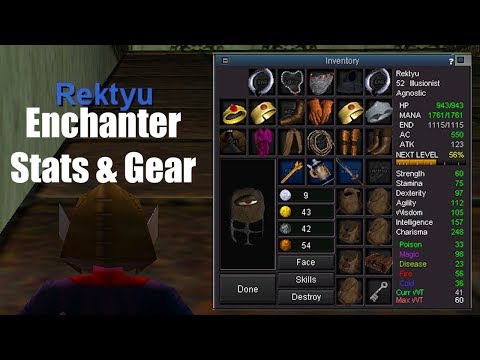 Enchanter Statistics & Gear - Everquest Project 1999