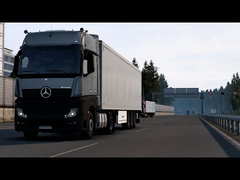ETS 2 1.40 - ProMods 2.55 - Mercedes-Benz Actros 1842 MPIV - Trip: Genève - Munich