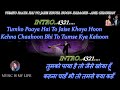 Tumko Paaya Hai To Jaise Khoya Hoon Karaoke With Scrolling Lyrics Eng हिंदी