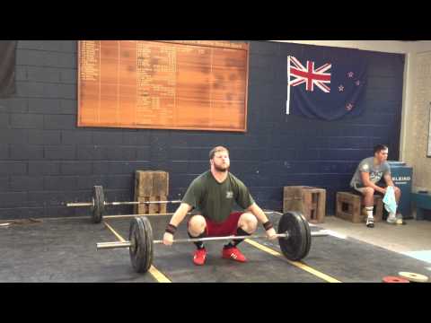 Gillies Ave Olympic Weightlifting - 15/8/13 Training Lifts - Caleb Symon - Olympic Weightlifting