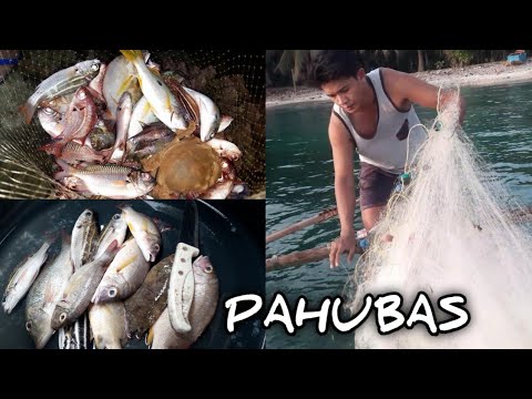 Ep. 67 Net Fishing Called "PAHUBAS" Catch and Cook | Governor Generoso Davao Oriental...