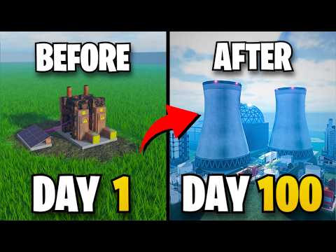 I Survived 100 DAYS In The HARDEST Roblox Tycoon..