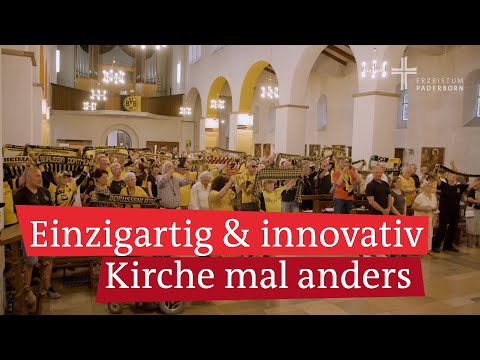 Kirche mal anders: LiboriTV mit BVB-Kirche, Fahrradkirche oder Pilger-Planwagen