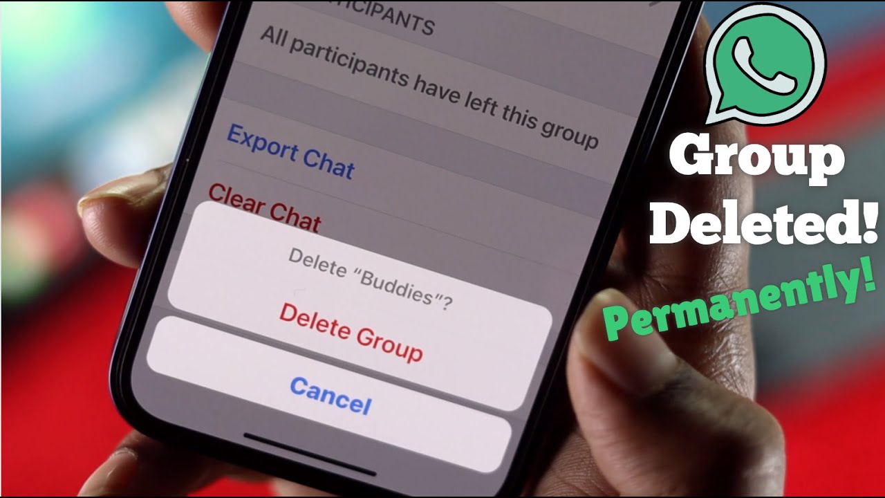 How to close a WhatsApp group?