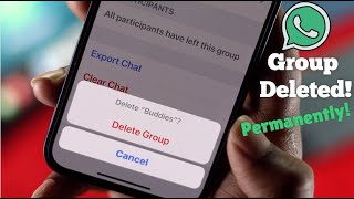 How to Delete: Remove WhatsApp Group Permanently!