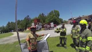 Advanced Auto Extrication Jaws of Life in Action Live Training POV GoPro HD