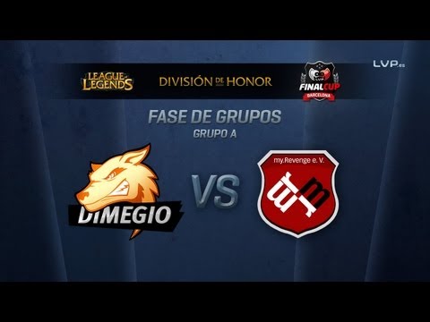 Dimegio vs my.Revenge (Grupo A) - League of Legends - Final Cup 4