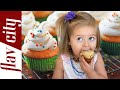 2 Year Old Makes Funfetti Cupcakes Shorts