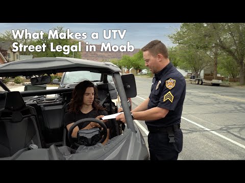 What Makes a UTV Street Legal in Moab?