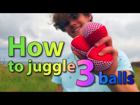 LEARN TO JUGGLE 3 BALLS - Beginner Tutorial