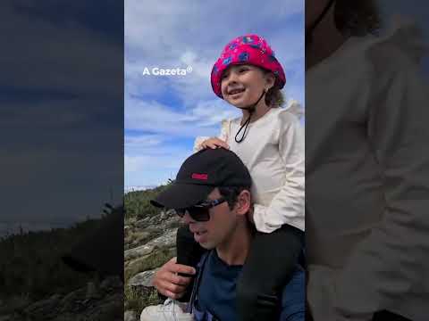 Menina de 4 anos sobe o Pico da Bandeira no Espírito Santo #shorts #noticias