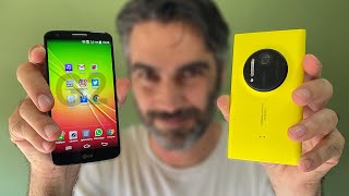 LG G2 vs Nokia Lumia 1020 | retro comparativa en español