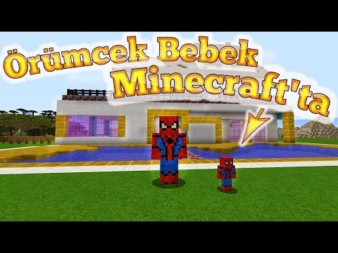 ÖRÜMCEK BEBEK İLK KEZ MİNECRAFT'A GELDİ Garip Yaratıklar ve İlginç Hayvanlar