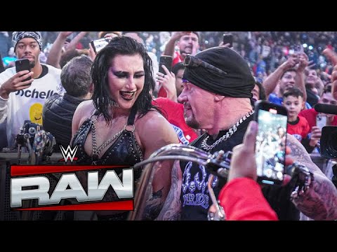The Undertaker celebrates with Rhea Ripley: Raw highlights, Jan. 6, 2025