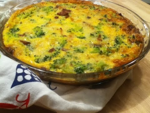Low Carb Quiche Recipe With Broccoli And Swiss Cheese