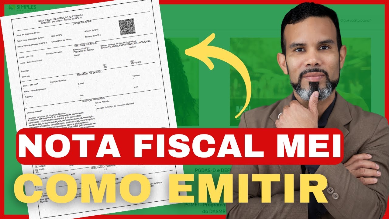 Nova Nota fiscal de serviços para MEI. Como emitir