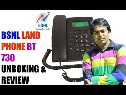 Bsnl land phone bt 730 unboxing & review