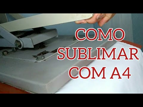 COMO SUBLIMAR BOLSA PRAIA COM A4