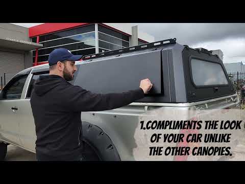 Cobra 4X4 Heavy Duty Steel / Aluminium UTE Tub Canopy fits Toyota Hilux 2005 - 2022