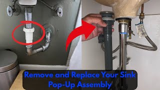 How to Remove and Replace Your Sink Pop-Up Assembly || Quick & Easy Guide ||