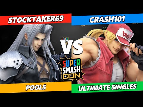 SSC 2023 - Stocktaker69 (Sephiroth) Vs. Crash101 (Terry) Smash Ultimate Tournament