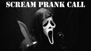 Scream Prank Call, Ghostface Phone Trolling! AMAZING VOICE!