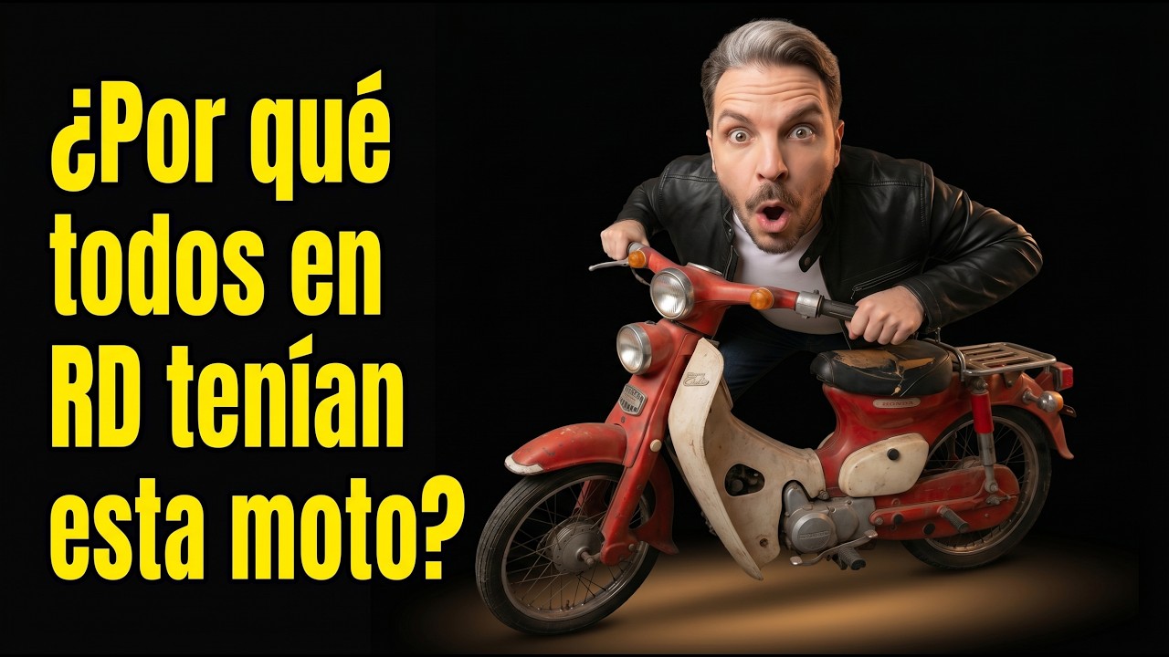 ¿Por qué todos en RD tenían esta moto? | Historia del Honda Super Cub