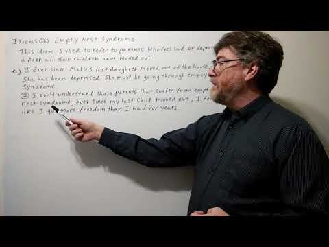 Tutor Nick P Idioms (56) Empty Nest Syndrome