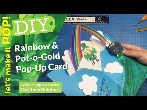 Let's Make it POP! Rainbow & Pot-o-Gold Pop-up Card
