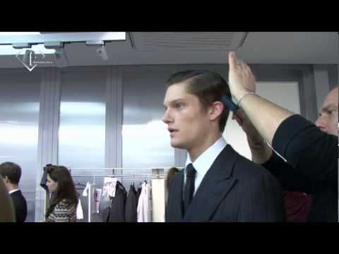 fashiontv | FTV.com - MILAN MAN F/W 2009-10- ERMENEGILDO ZEGNA - BACKSTAGE