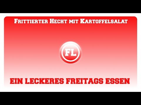 Frittierter Hecht mit Katoffelsalat