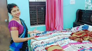 Indian mom saree new cleaning vlog  desi housewife
