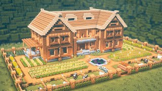 Minecraft Tutorial: How To Build a Survival Base (Mansion House) Tutorials [#50] | 마인크래프트 건축, 야생 기지
