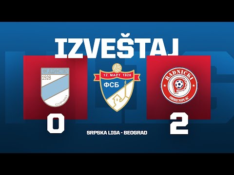 JEDINSTVO - RADNIČKI Srpska Liga Beograd 25/26 - 11. Kolo