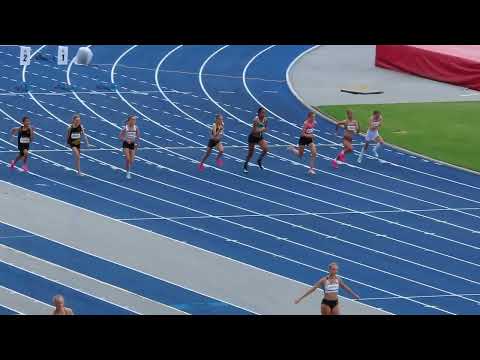 100m U13 Girls Final, 2023 QLD Athletics Championships, QSAC 11 March 2023