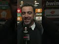 ❤️ MOOIE WOORDEN van XAVI voor LOUIS VAN GAAL! | #Shorts