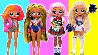 Download lagu LOL OMG Doll Love Story, School Routine, Cheerleading & Gymnastics Videos mp3