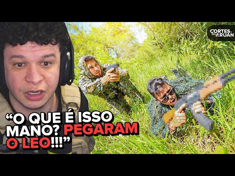 ARUAN REAGE: ENTRAMOS COM ROUPAS CAMUFLADAS NA FLORESTA DO VELHO SATANICO (RENATO GARCIA)