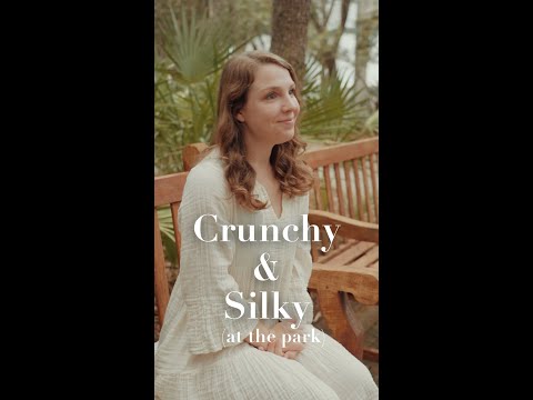 Crunchy mom meets a silky mom at the park