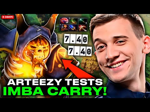 ARTEEZY tests NEW IMBA CARRY DOTA 2! CLINKZ = IMBA?!