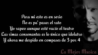 Residente- Mis Disculpas LETRA -Tiraera a Tempo