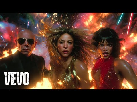 Pitbull ft Shakira And Rihanna - Blazing carnival ( New Official Music Video 2026 )