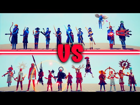 ARCHER TEAM vs WIZARD TEAM - Totally Accurate Battle Simulator | TABS